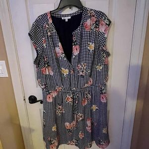 Dress with flowers